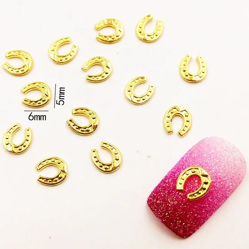 

100 подвеска в форме подковы в японском стиле, Подвески 3D, декор «сделай сам»