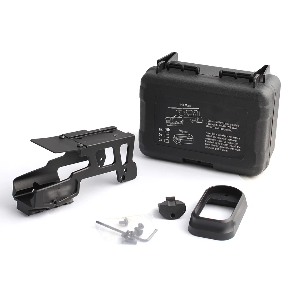 

MAGORUI 6-Second Mount Optics Scope Mount T1 T2 H1RMR With Magwell For Gen3 For Glock 17 18C 22 24 31 34 35 for Hunting