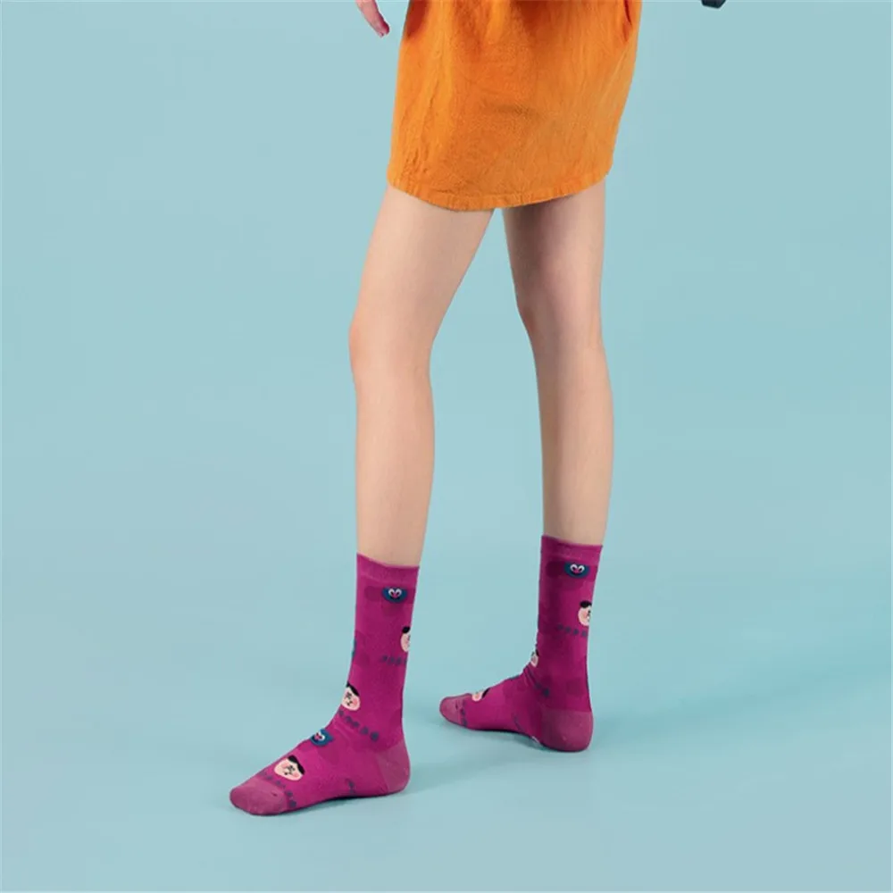 Модные мужские счастливые носки унисекс в стиле хип хоп осенние классные с