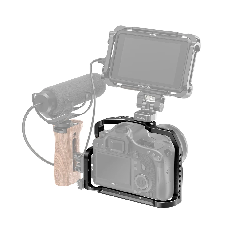 SmallRig 6D клетка для камеры Canon EOS камера W/ Arca Стиль пластины в нижней резьбе