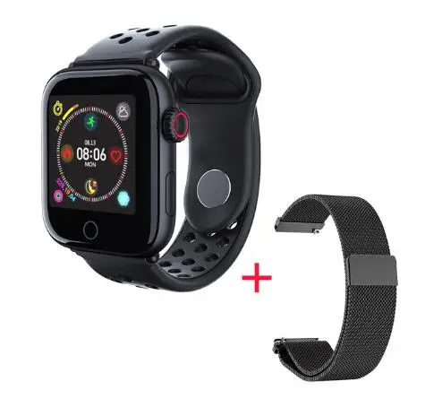 Z7 with metal black CONXAG F9 Смарт-часы для мужчин и женщин полный сенсорный экран для сердечного ритма Смарт-часы с измерением давления для мужчин t Шагомер Смарт-часы для IOS - Цвет: Z7 with metal black