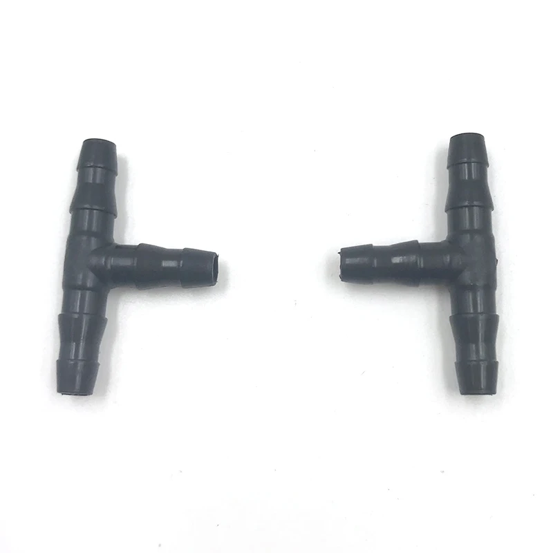 Трехходовые Зазубренные соединители для садового орошения 4/7 мм тройник сада