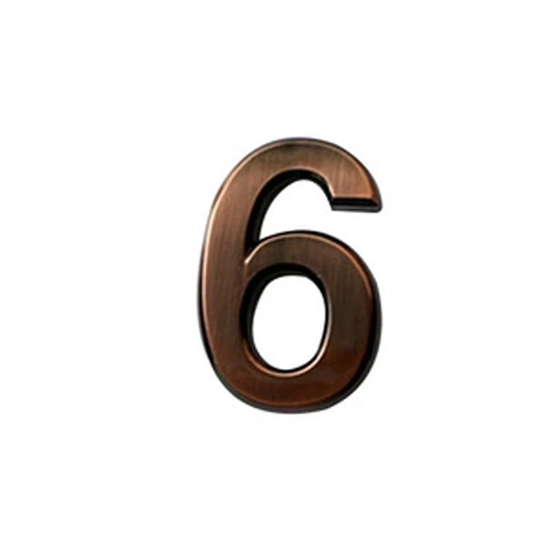 Бронзовое цифровое клейкое покрытие для 0 9 отелей цифровой адрес двери здания