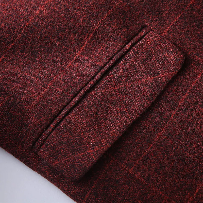 BATMO 2019 new arrival high quality casual plaid blazer men men's jackets plus-size M-4XL 7019 | Мужская одежда