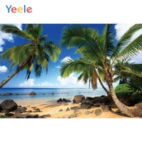 summer tropical seaside tree beach party baby portrait backdrop photography background for photo studio vinyl photophone booth