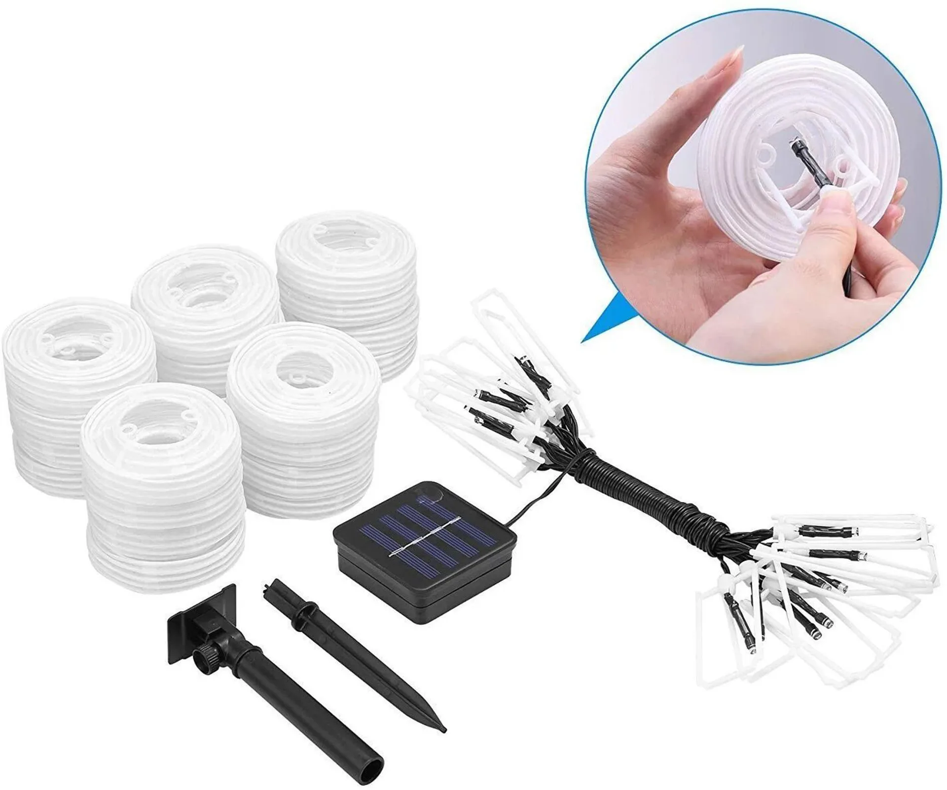 

Solar String Fairy Light Outdoor Lantern Ball 10/20/30 New Year Xmas Halloween Party Garland LED Lamp for Home Garden Decor