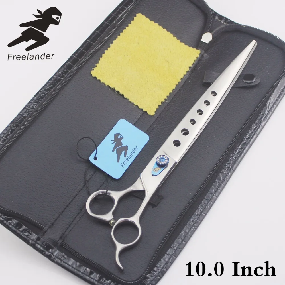 

Pet Grooming Scissors 10 Inch Pet Scissors Blue Cat And Dog Fashion Modeling Scissors Hairdressing Scissors Japan 440C