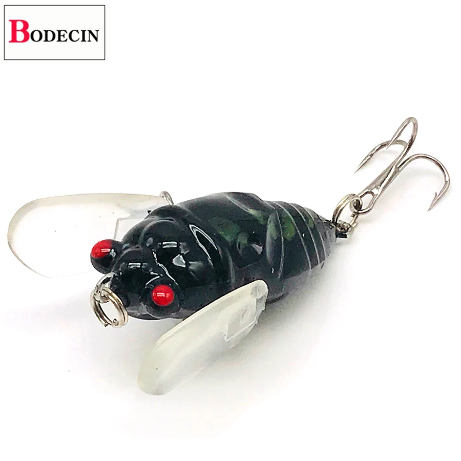 C1 1PCS Cicada Swimbait Джеркбейт рыболовный снасти/безделушки/Искусственные/поддельные приманки для форель окунь Троллинг насекомое/жесткий/Рыбалка/Поверхностная приманка - Цвет: C1 1PCS