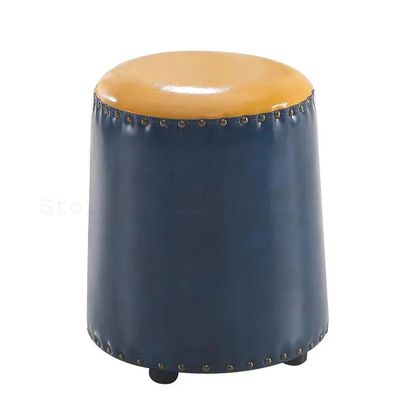 Скамейка с американской обувью кожаный стул модный креативный кофейный столик