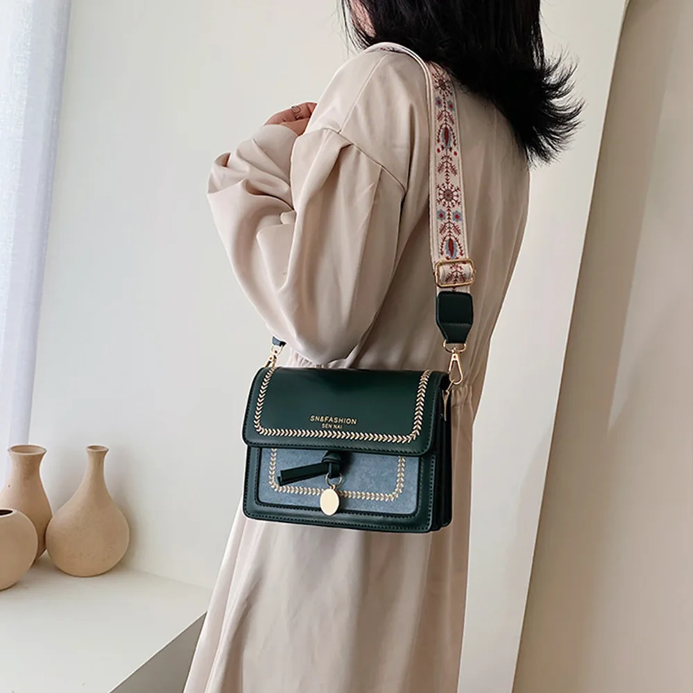 Маленькая кожаная сумка мессенджер для женщин 2020 модная дорожная мини через