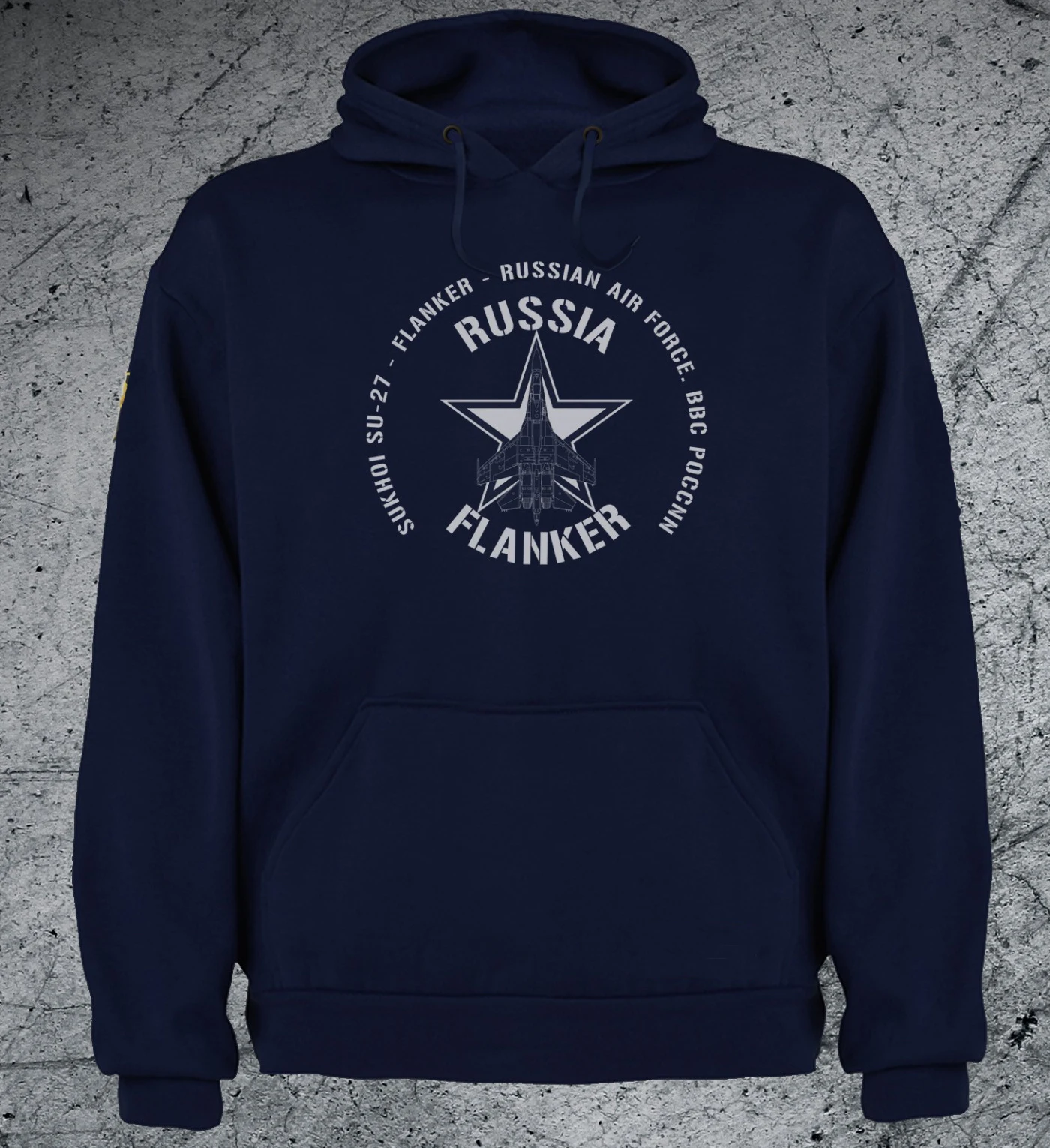 

SU-27 FLANKER RUSSIA AIR FORCE MILITARY HOODIE SWEATSHIRT