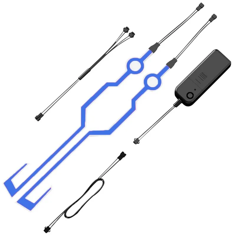 Светодиодный светильник мотоциклетный шлем сигнальный мигающий полосатый