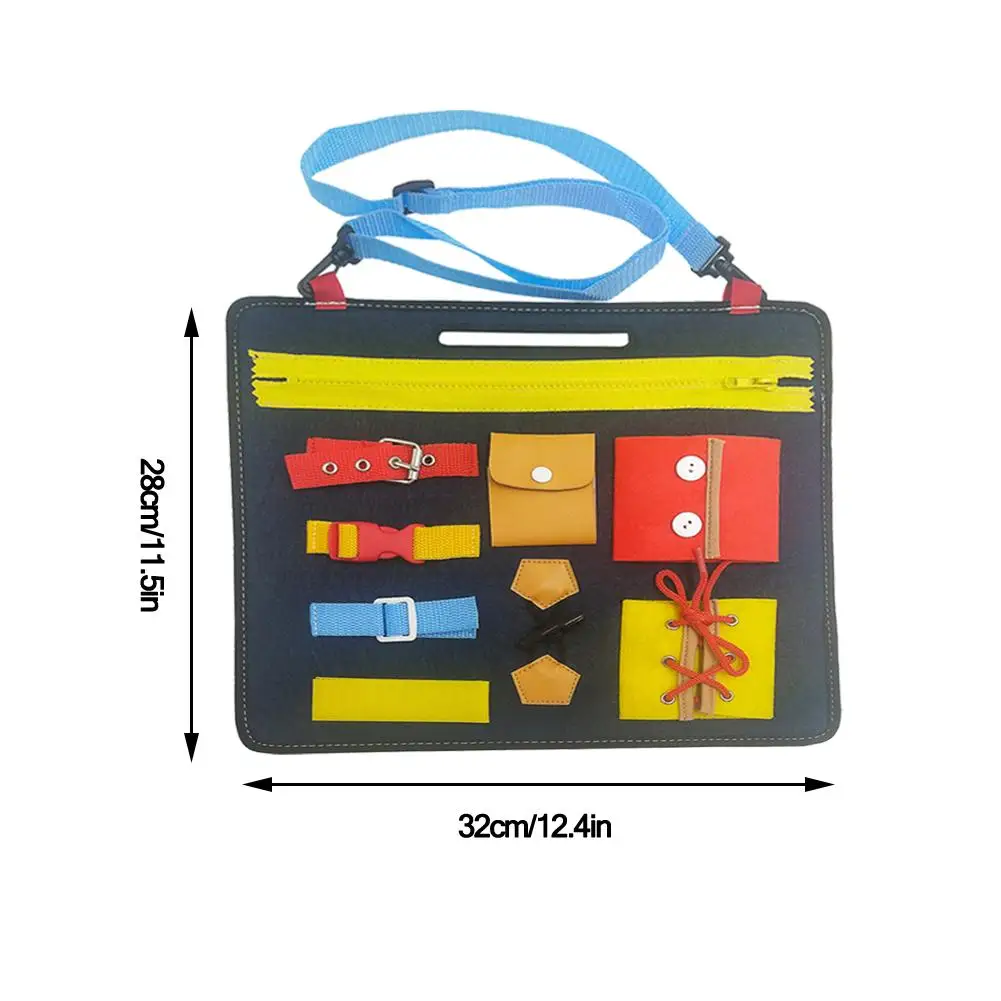 Baby Puzzle Felt Board Children's Toys Education 1-5 Years Old Toy Drawing Learning Dressing Buckle For Children Dress | Спорт и