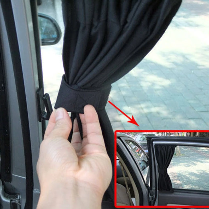 Автомобильная шторка 2 шт. автомобильный козырек от солнца на боковое окно защита