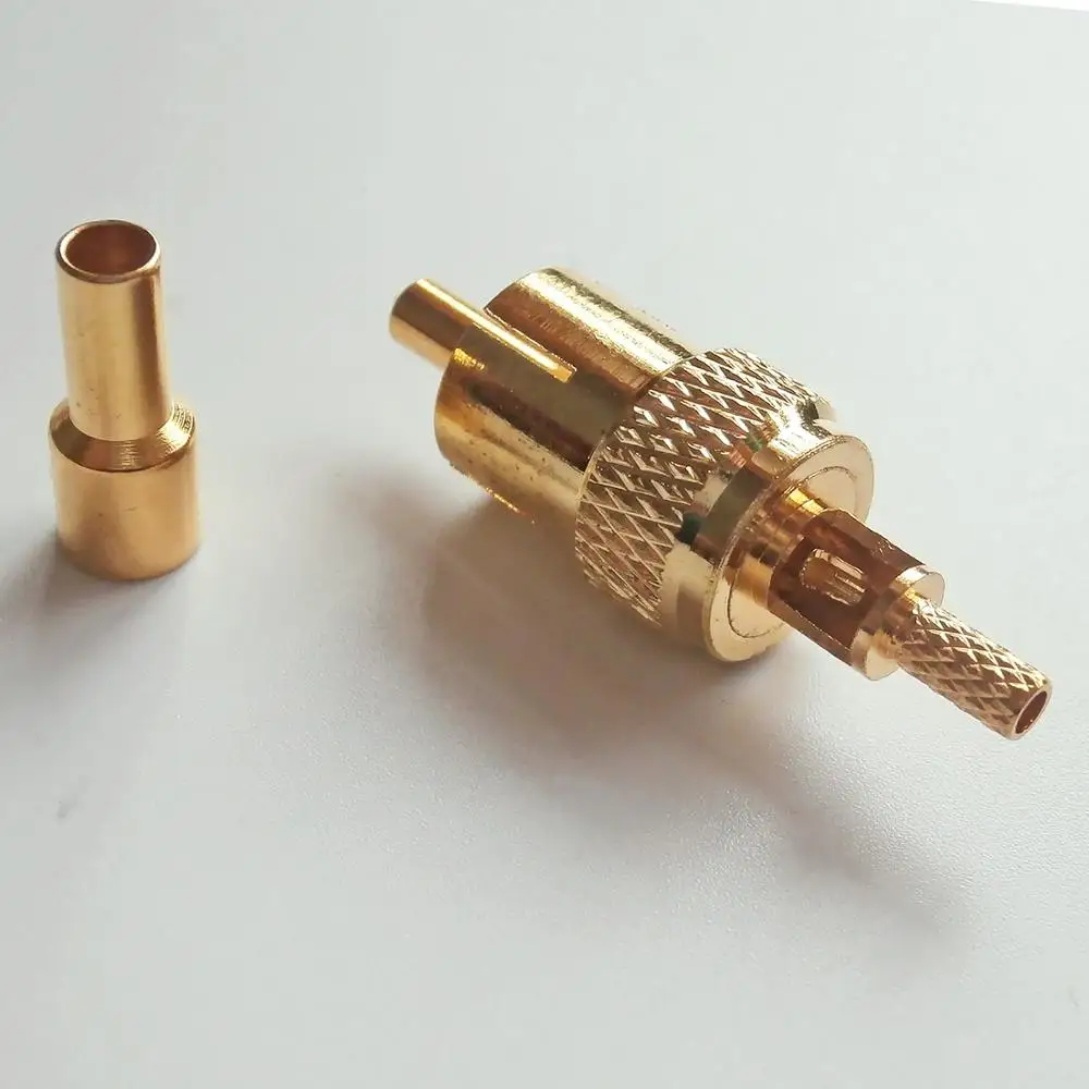 1 шт. РЧ разъем коаксиальный RCA заглушка для окна ОБЖИМНАЯ кабеля RG316 RG174 RG179 LMR100