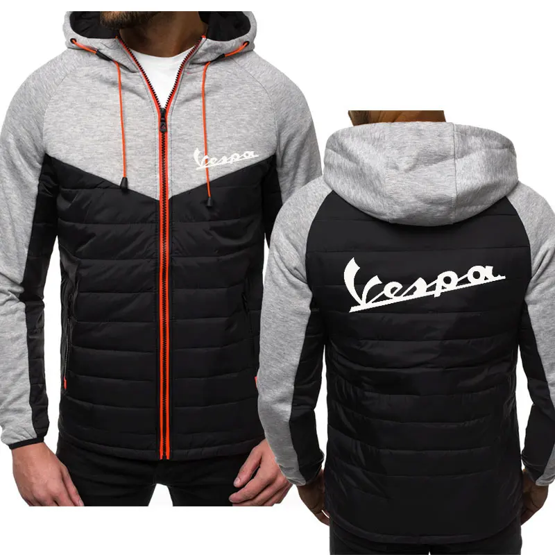 Осенне-зимняя новая модная Толстовка Vespa с принтом мужские толстовки свитшоты