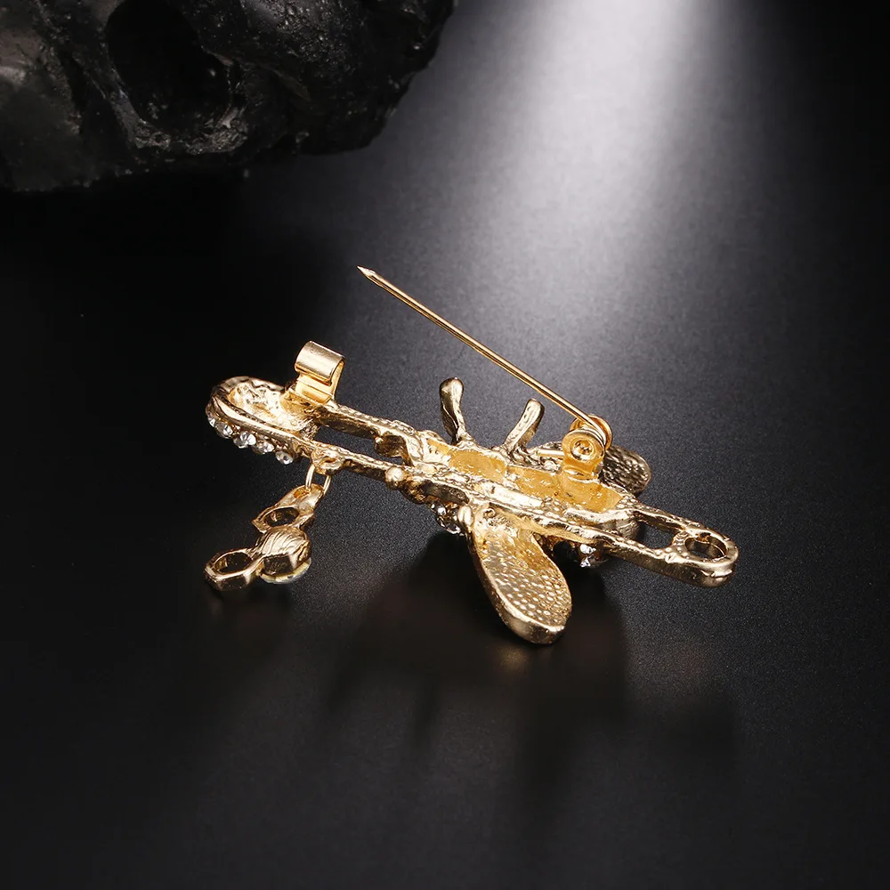 Креативная брошь с булавкой в виде пчелы женский аксессуар темпераментная