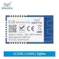 cojxu e18 ms1pa2 pcb cc2530 module zigbee 2 4ghz 20dbm 800m low power consumption wireless transceiver transmitter receiver