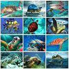 Evershine 5D Алмазная вышивка черепаха полная площадь Алмазная мозаика океан животные картина стразы декор для дома