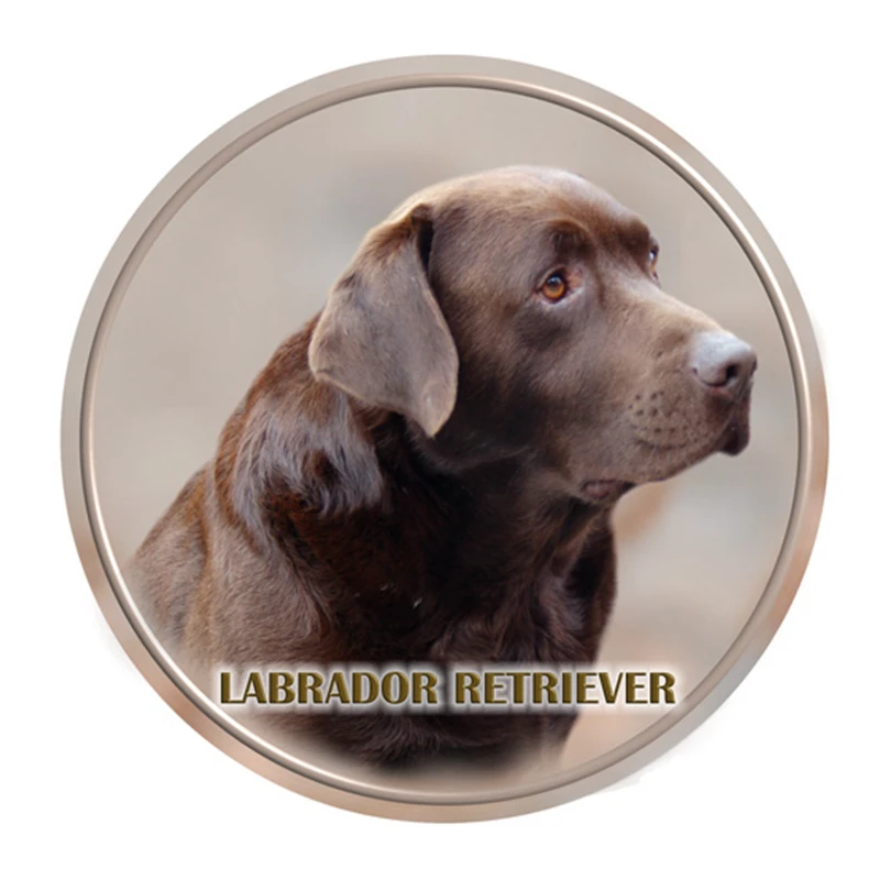 

S40393# Various Sizes PVC Decal Labrador Retriever Dog Pet Animal Car Sticker For Bumper Rear Window Laptop Refrigerator Toilet