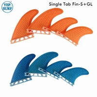 surfboard single tabs mgl orangeblue surfboard fin quad fin set fiberglass honeycomb fin in surfing