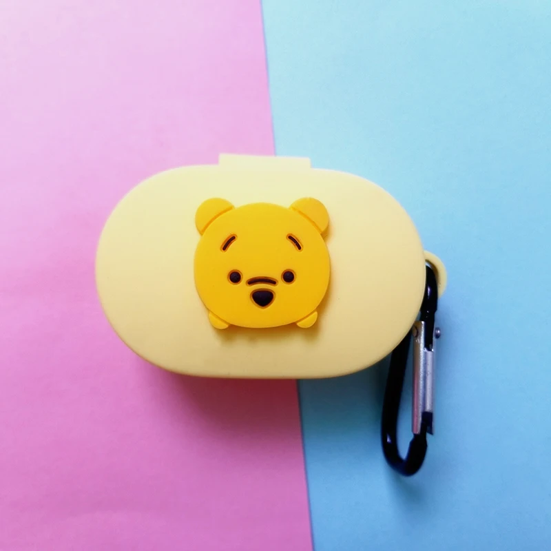 20 Мультяшный чехол для наушников с крючком для Xiaomi Redmi AirDots, новинка, чехол, беспроводной Bluetooth чехол для наушников, мягкий чехол из ТПУ - Цвет: 20