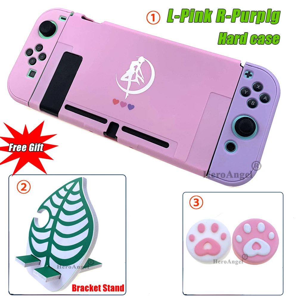 Новинка чехол для Joycon милый цветной защитный Жесткий Чехол контроллера Joy Con