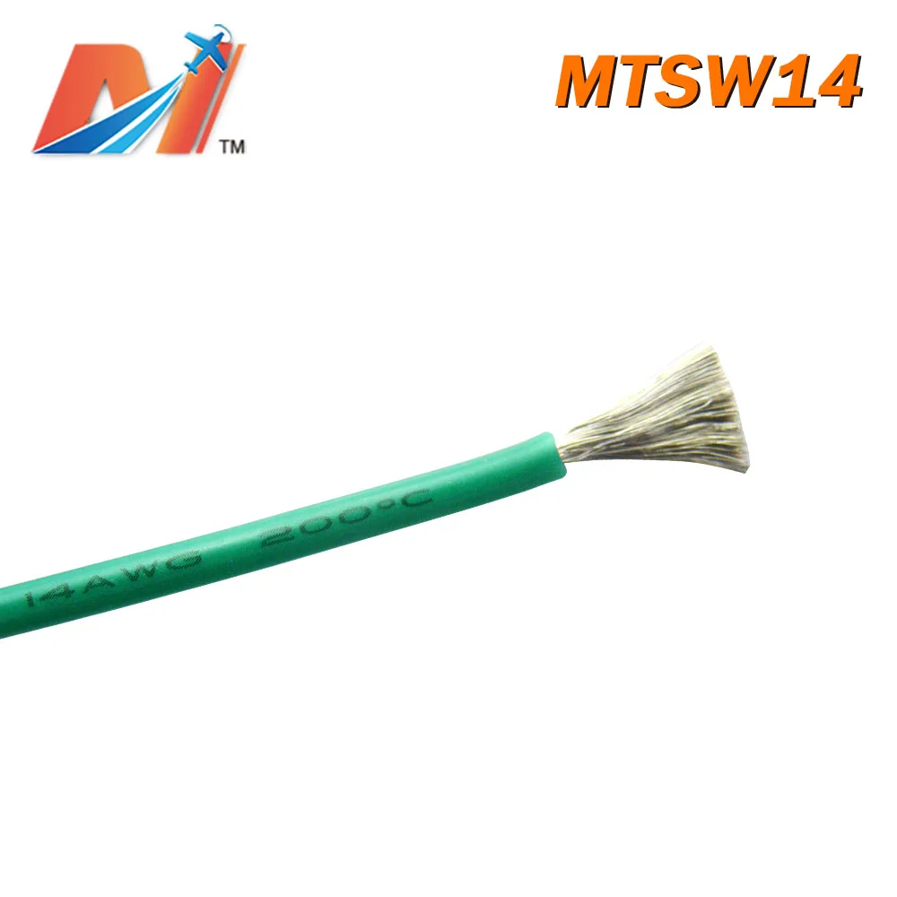 Maytech распродажа (1 метр) кремниевый провод AWG14 зеленого цвета | Электроника