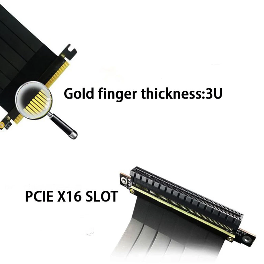 

Adapter Stable Ports Accessory PC Graphics Cards Riser Slot Parts Extension Cable Connector High Speed Pci-e 3.0 16x To Pcie X16