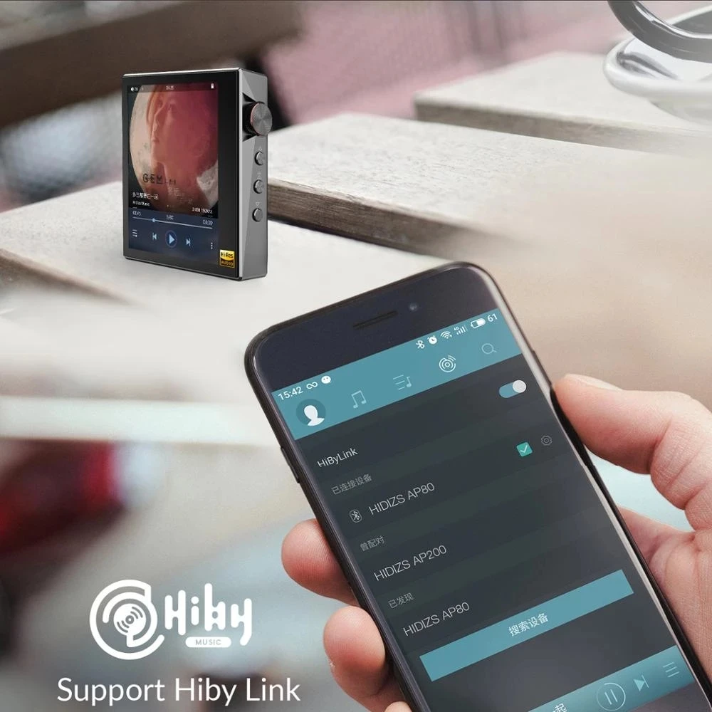 Hi-Fi MP3-плеер Hidizs AP80 версия из нержавеющей стали Портативный сенсорный экран Bluetooth