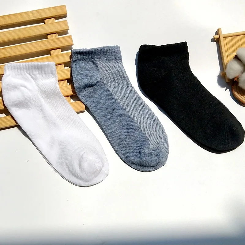 Летние однотонные сетчатые женские короткие носки 10 пар/партия | Женская одежда