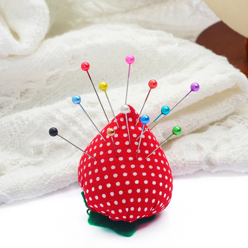 100Pcs/Box 38cm Colorful Round Pearl Head Needles Stitch Straight Push Sewing Pins For Dressmaking DIY Tools Positioning | Дом и сад