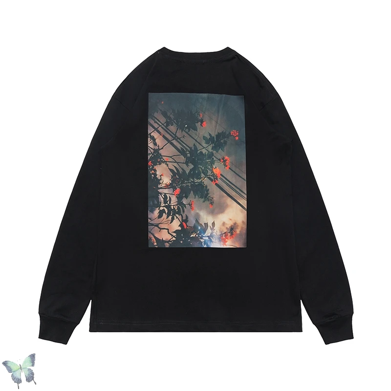 

Classic Essentials Long Sleeve T Shirt Photo Street View Print Casual Men Women FOG T-shirt Essentials Collection