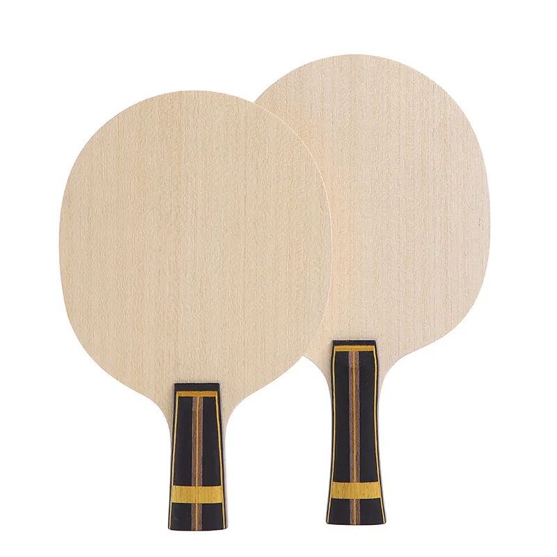

New Grip Carbon Table Tennis Blade 5 Layers Wood 2 Layers ZLC Carbon Offensive Long Handle Horizontal Grip Professional Pingpo