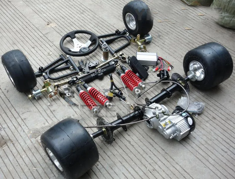 GO KART картинг ATV UTV спереди Swingarms задний мост 60V 1000 Вт мотор с ручным управлением