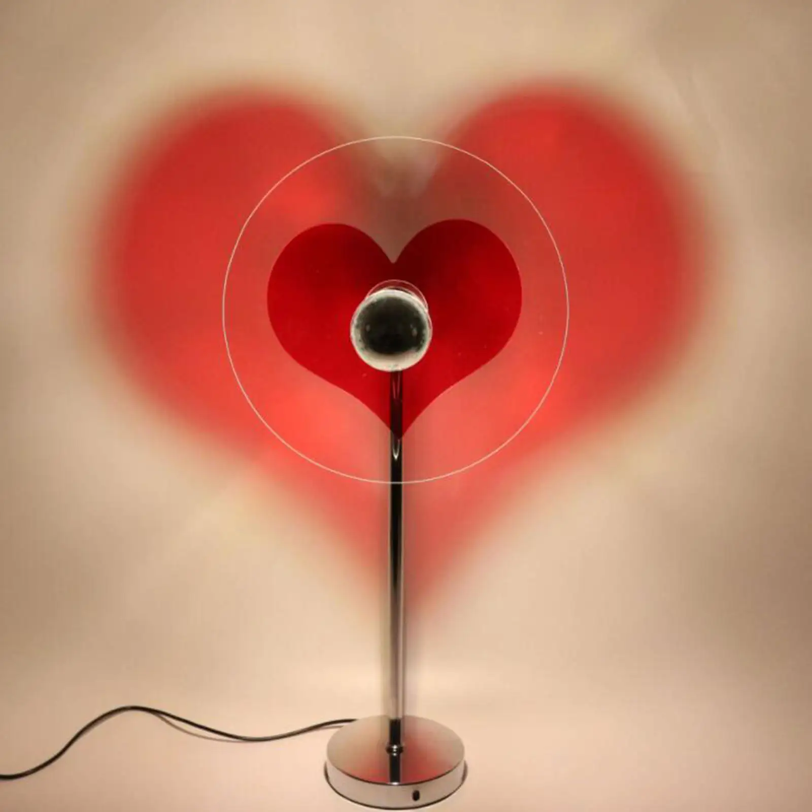 Sunset Light Bedside Nightlight USB Heart Tabletop Study Room NightStand