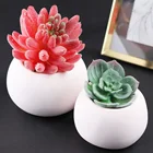 3D Круглый горшок для растений силиконовая форма для смолы цветочный горшок для суккулентных растений, форма для бетонной цементной глины, инструмент для изготовления свечей ручной работы