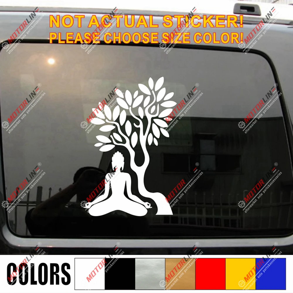 Йога Медитация Будда дерево наклейка автомобиль винил дзэн Лотос Индия выбрать