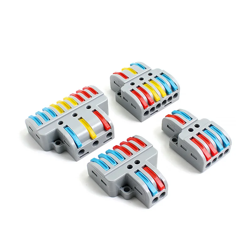 

SPL-42/62/63/93 Mini Fast Wire Connector, Universal Wiring Electrical Cable Connector,Push-in Conductor Terminal Block For Cable