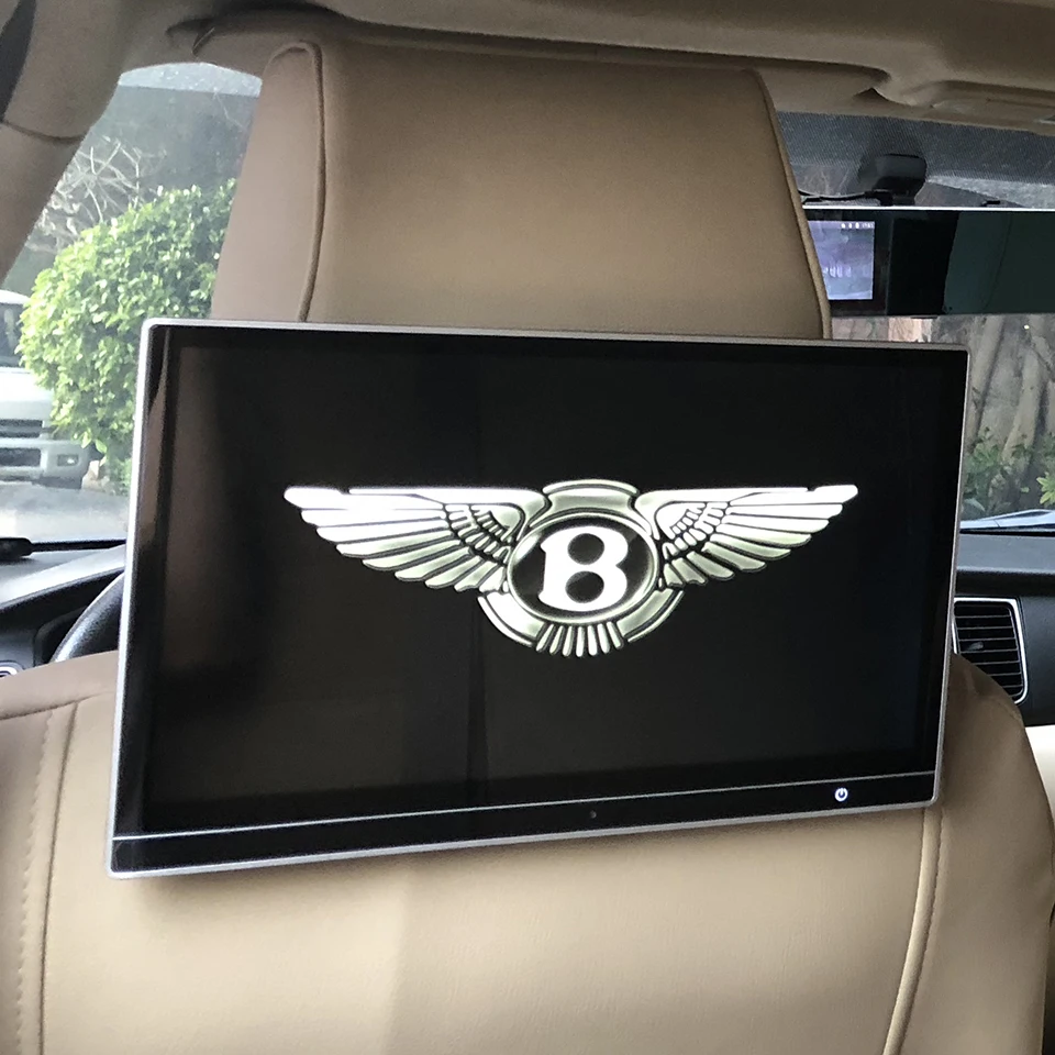 

2PCS 12.5 Inch Android 10.0 Car Headrest Monitor 1920x1080 WiFi 4K 1080P HD Video Player With Touch Screen For Bentley Bentayga