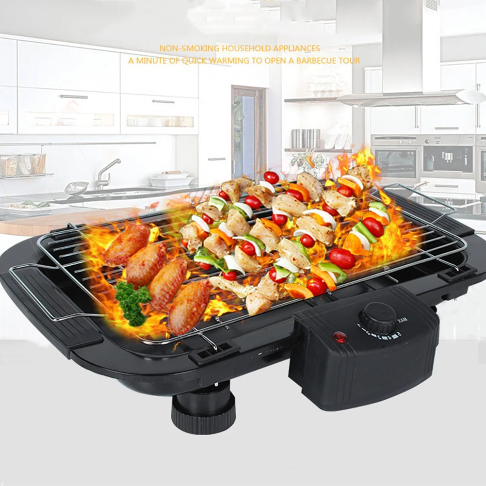 Электрический гриль для дома и улицы инфракрасный барбекю из нержавеющей стали
