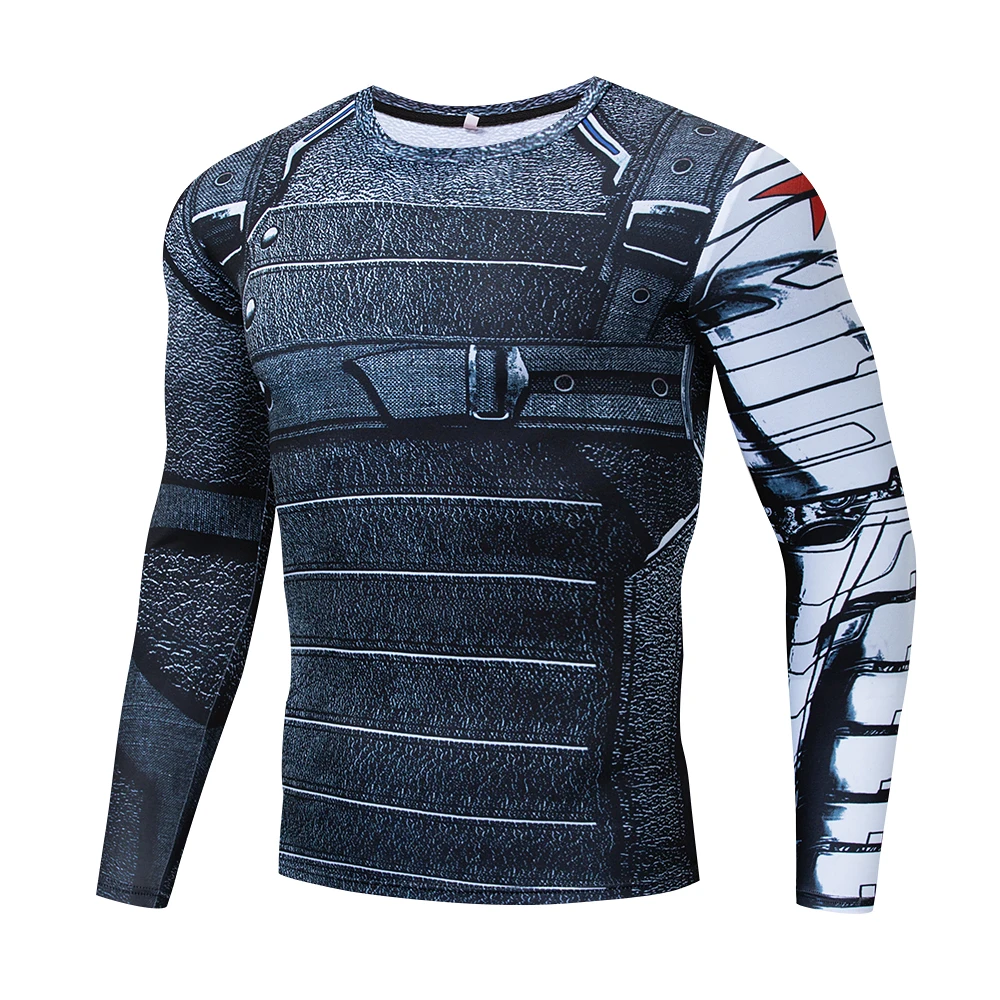 

2020 Fashion Men's 3D Long Sleeve T Shirt 3D Printed Dazzle colour Long Sleeve Street Cool Clothe Men's Outdoor Casual T Shirt