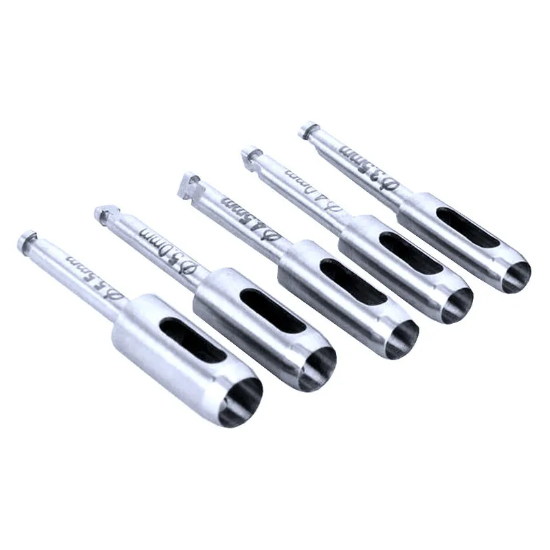 5Pcs/set Dental Implant Trephine Bur Tissue Punch Stainless steel Planting Tools Dental Implant Tissue Punch Surgical Instrument