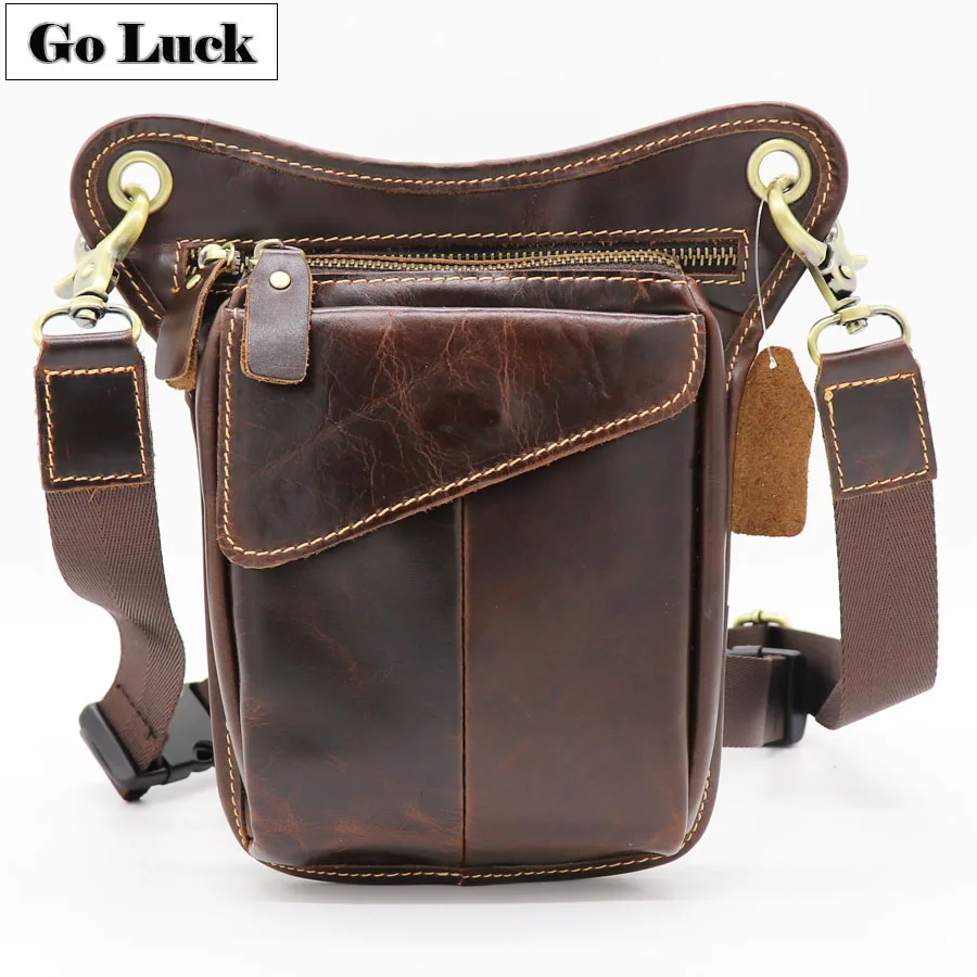 Бренд GO-LUCK натуральная кожа многофункциональная мужская нога бедра талия набор