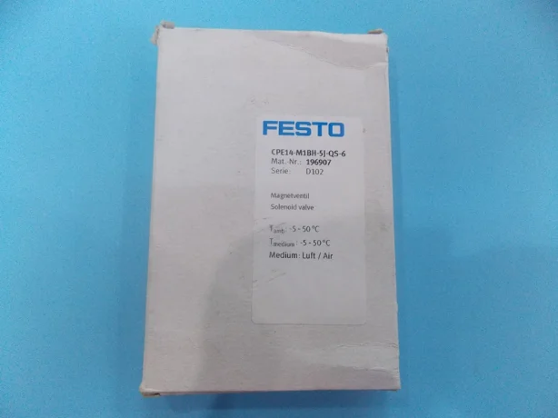 Новый электромагнитный клапан Festo CPE14-M1BH-5J-QS-6 196907 1 шт. |