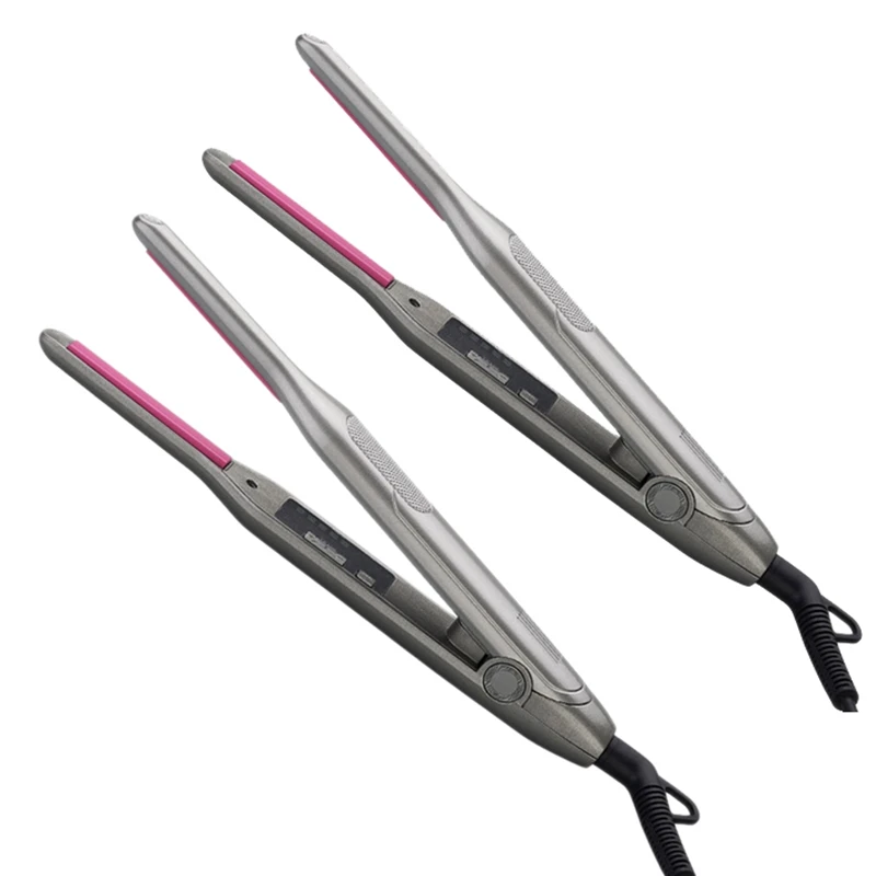 

Professional 2 in 1 Hair Straightener Curling Iron for Hair Unisex Men Beard Straightener Ceramic Curling Iron