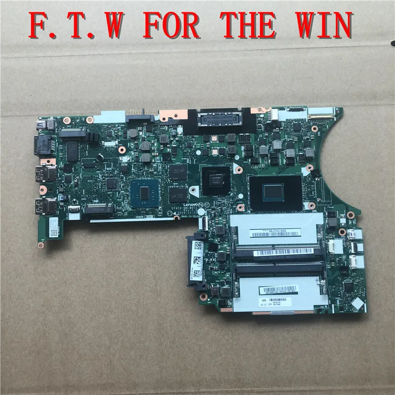 

DT473 NM-B071 placa base original para ThinkPad T470P I7-7820HQ 01YR887 Laptop motherboard text 100%