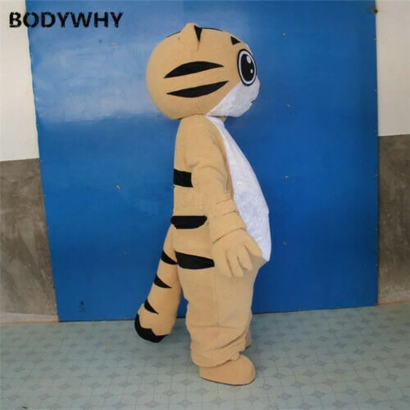 Костюм талисмана коричневого кота из мультфильма карнавальное платье одежда для