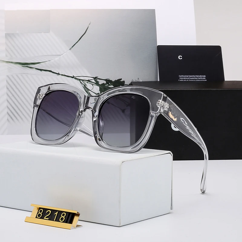 Поляризованные солнцезащитные очки большого размера квадратные для женщин