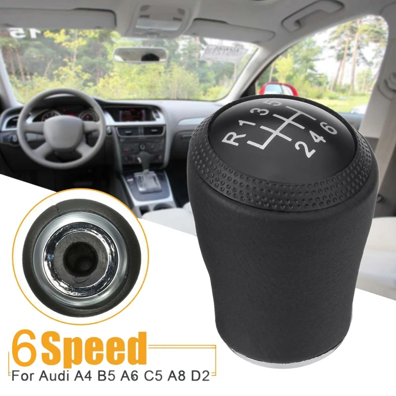 6 скоростей ручная ручка переключения передач для автомобиля рукоятка рычага Audi